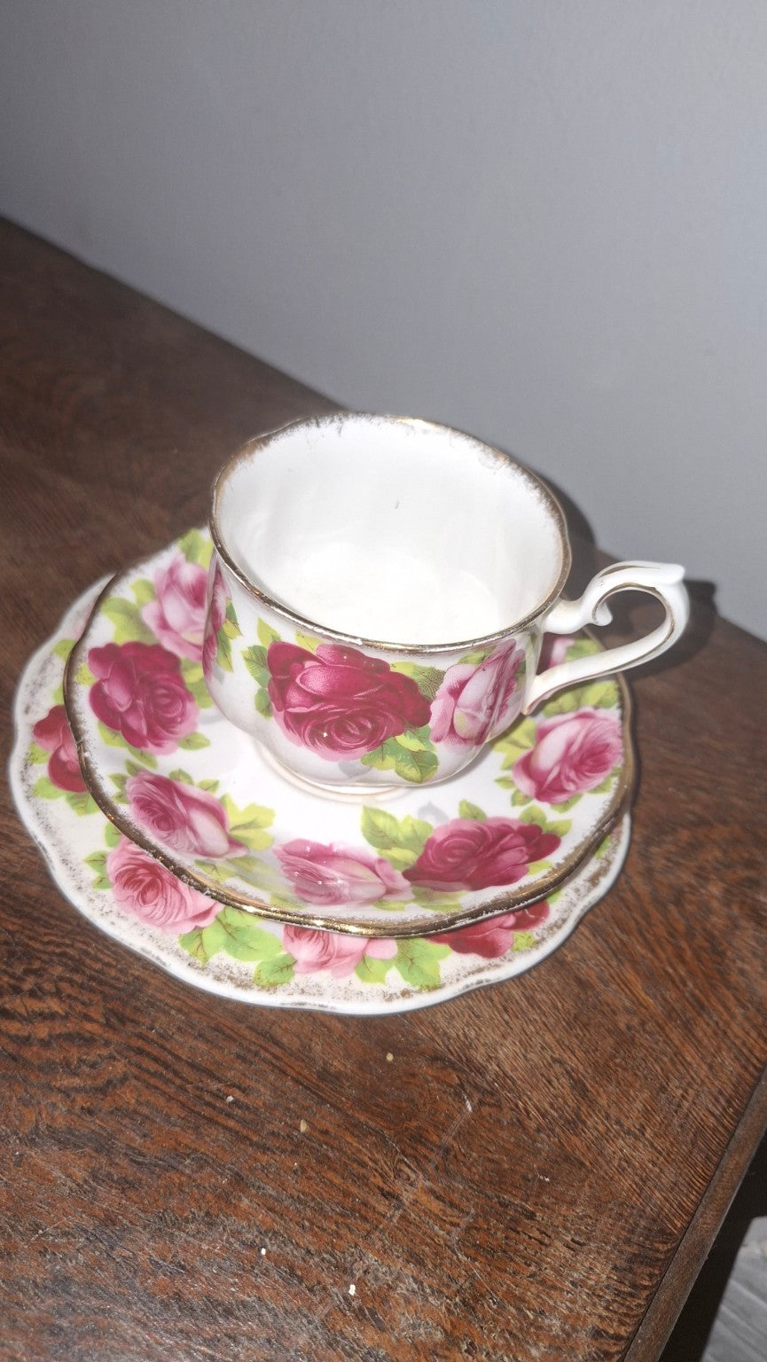Royal Albert English Rose cup and saucer