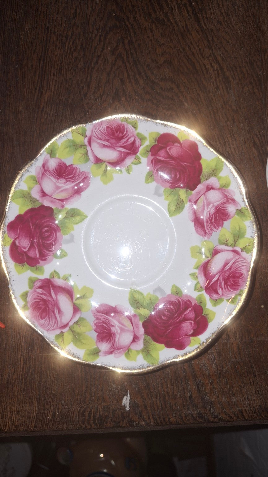 Royal Albert English Rose saucer