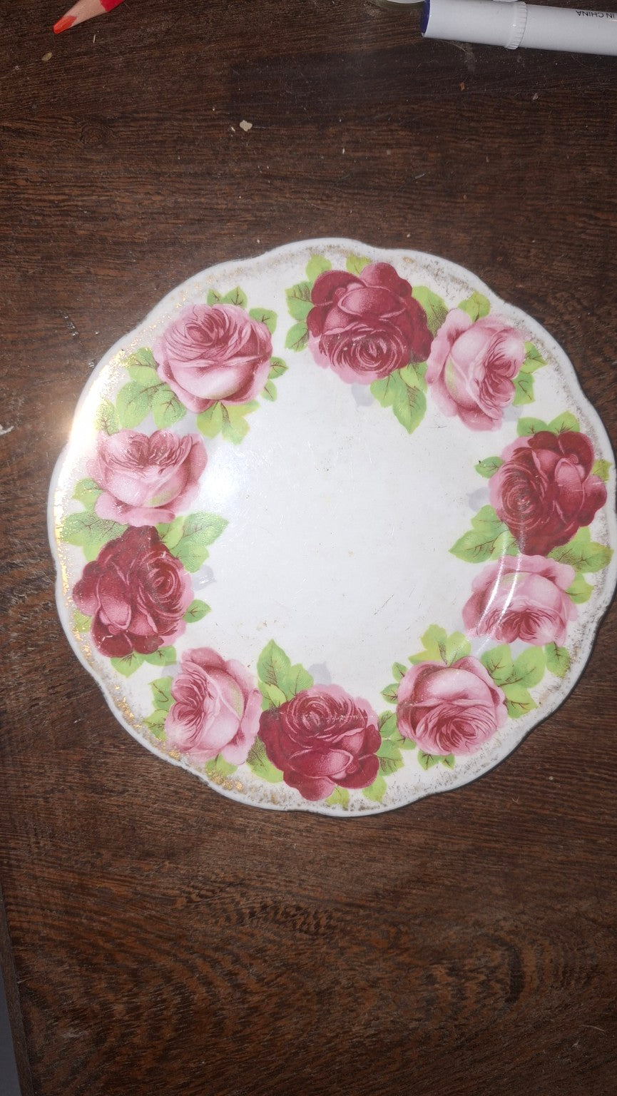 Royal Albert English Rose tea plate