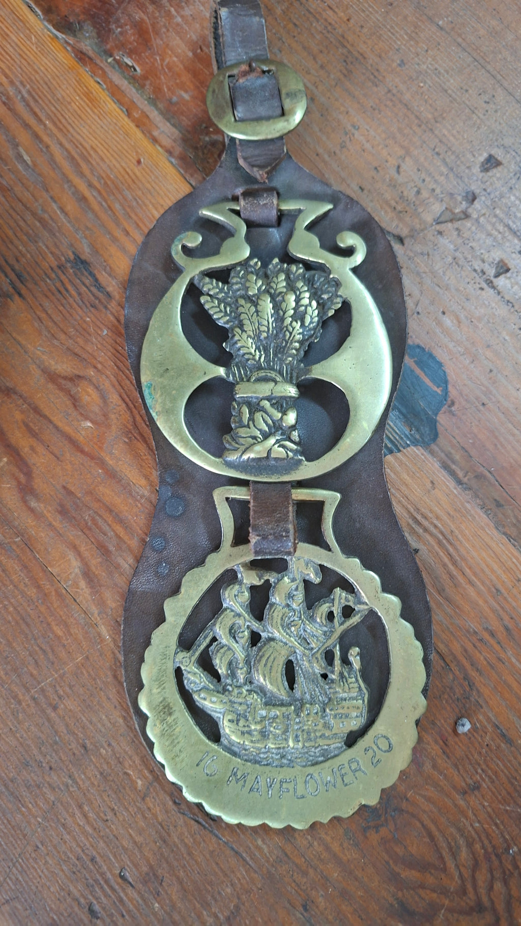 Vintage Heritage: Authentic Leather & Cast Brass Horse Brasses