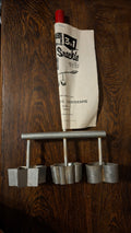 Vintage 3-in-1 "Snackle" Rosette Iron with Original Recipe Booklet