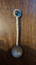 Earthangel (EA) Pewter "Sun" Spoon with Black Stone