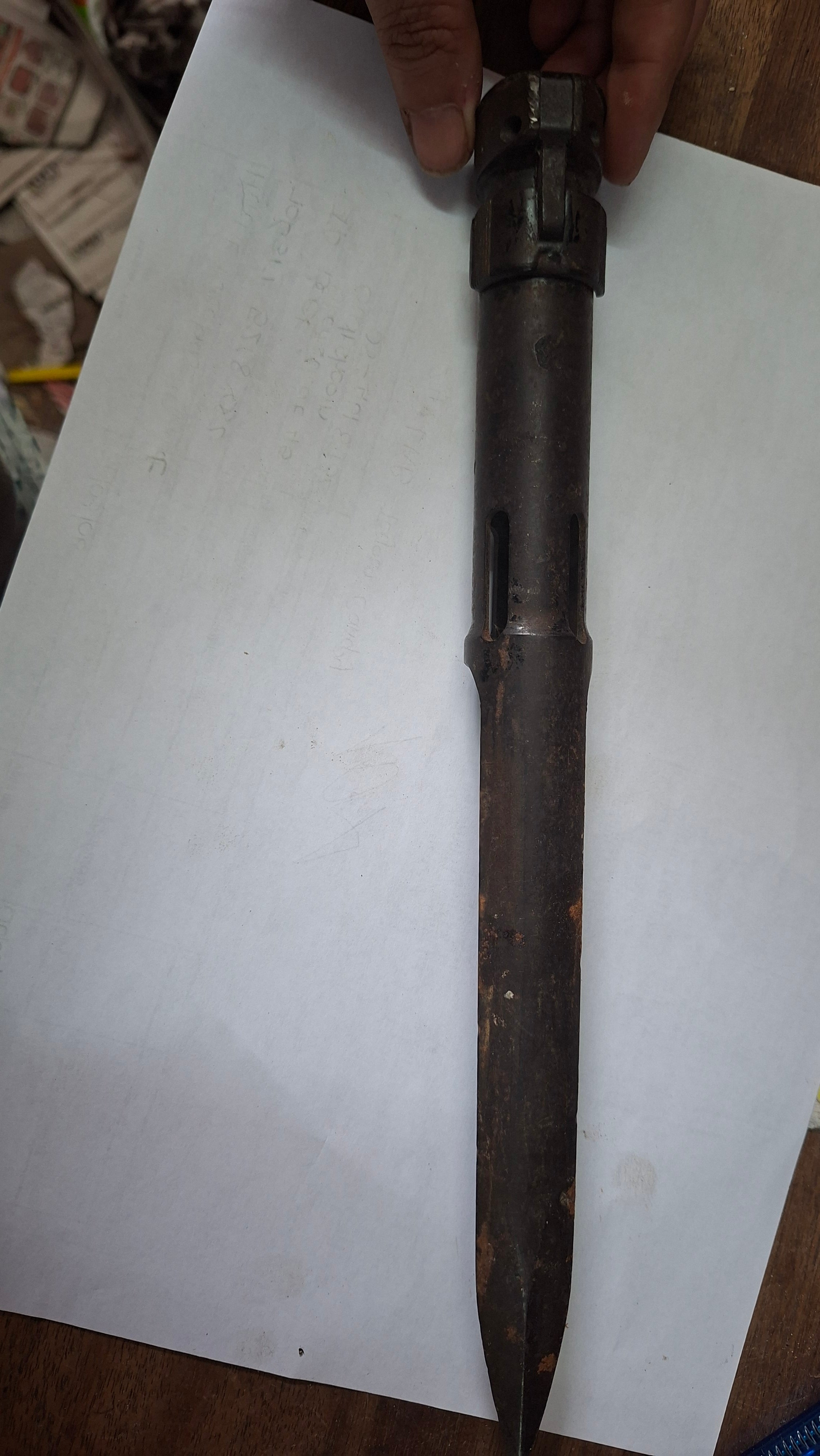 Vintage Steel Spike Bayonet – Collector’s Item