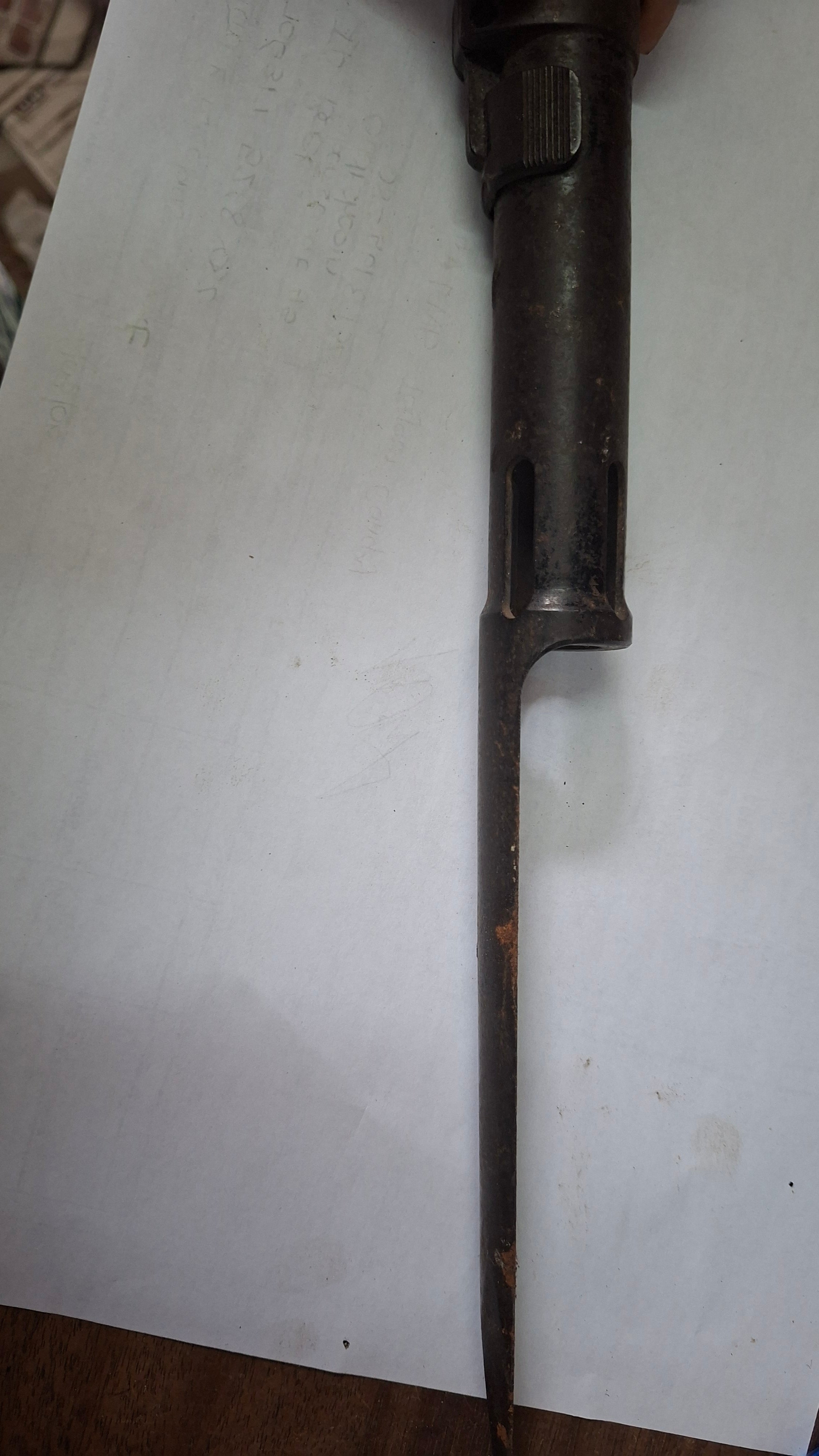 Vintage Steel Spike Bayonet – Collector’s Item