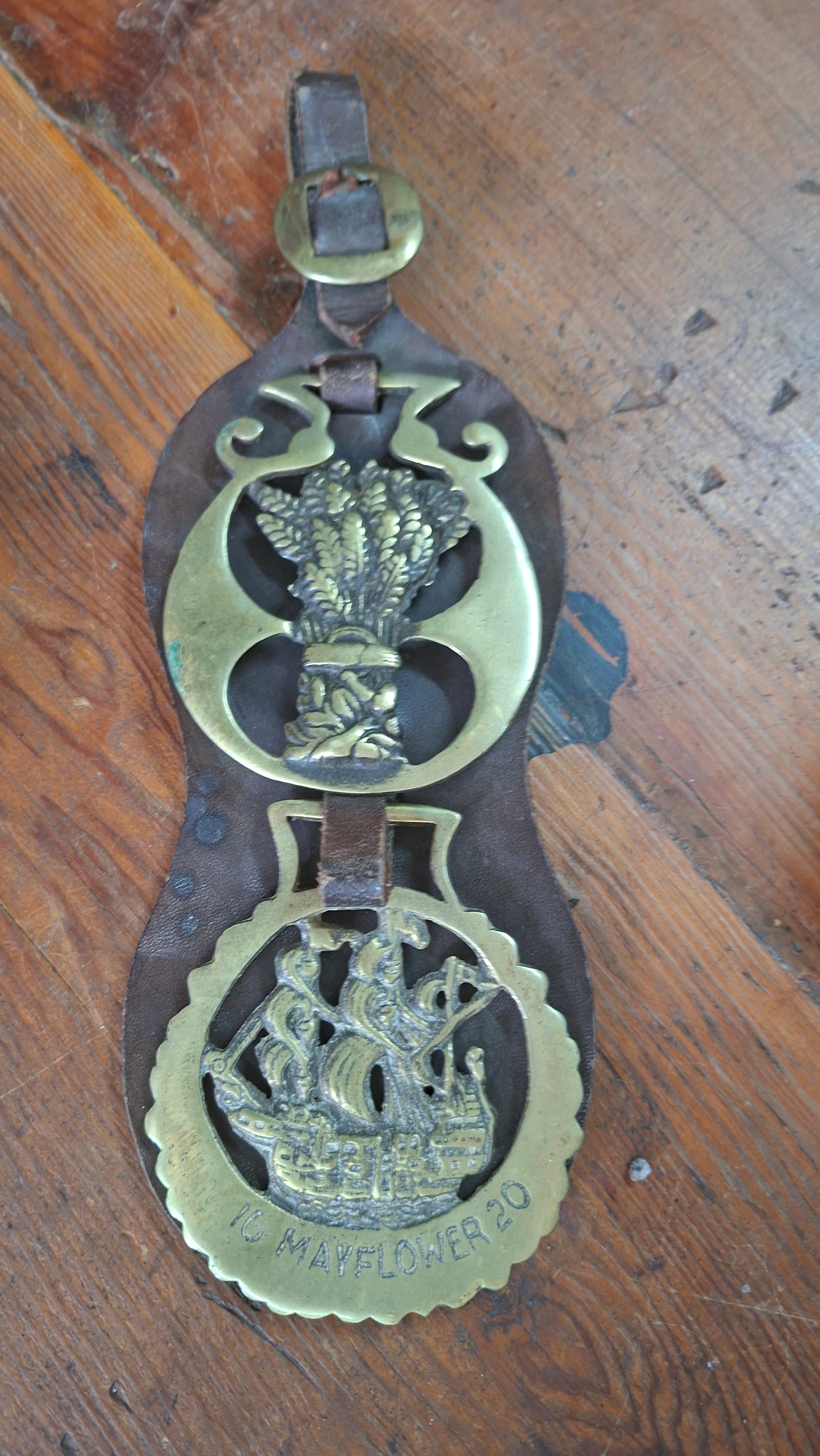 Vintage Heritage: Authentic Leather & Cast Brass Horse Brasses