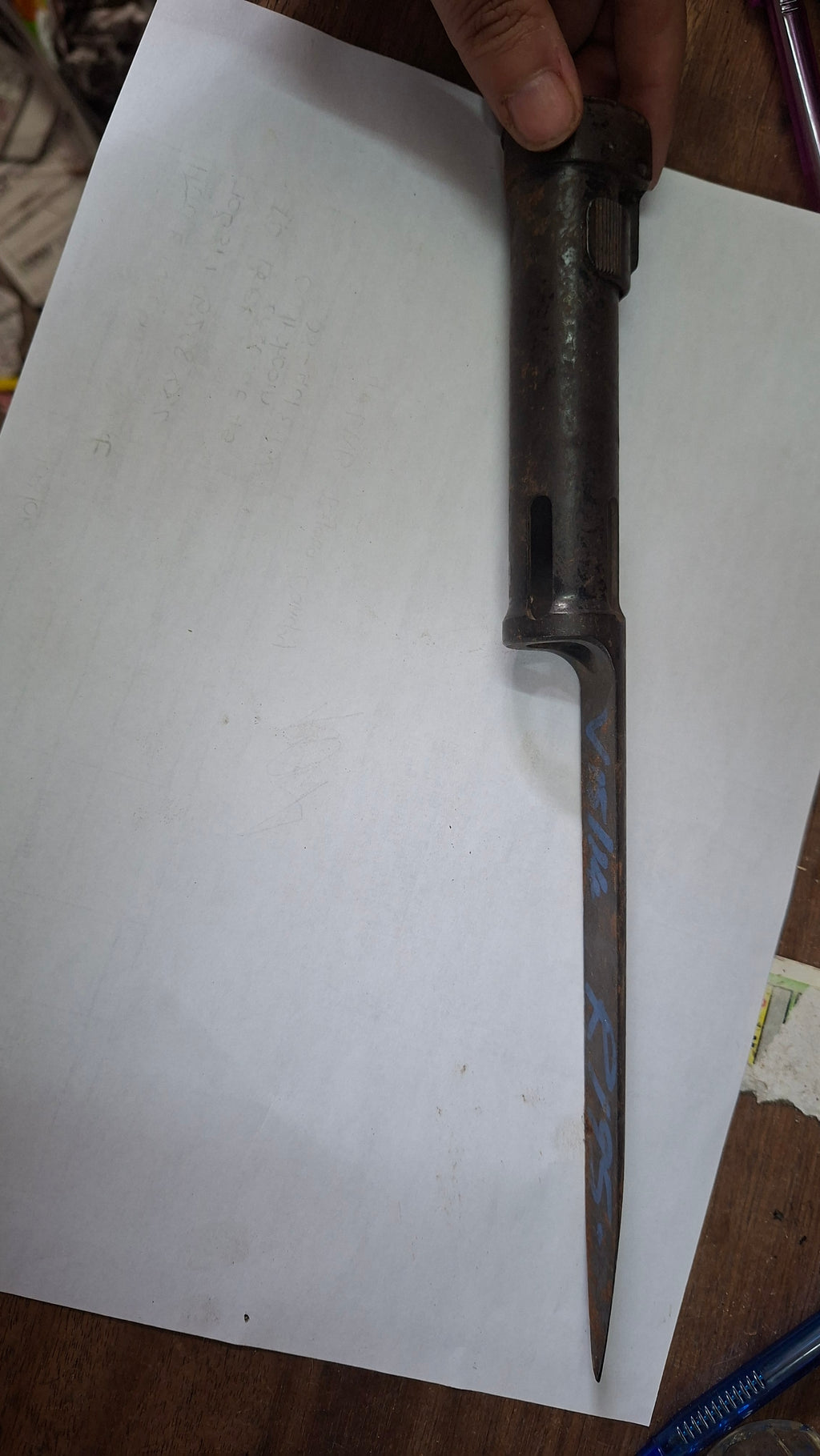 Vintage Steel Spike Bayonet – Collector’s Item
